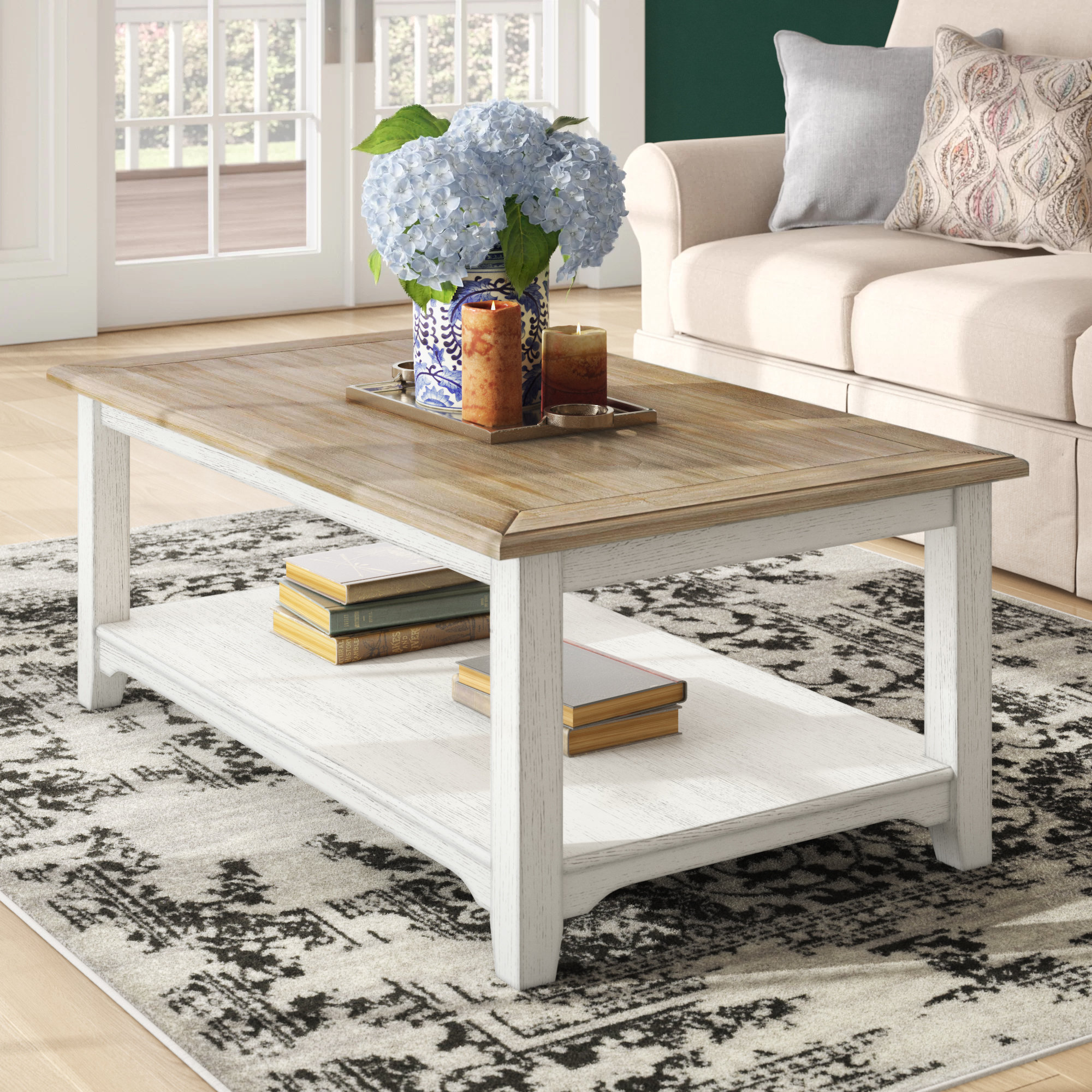 Lark Manor Chu Rectangular Coffee Table Reviews Wayfair